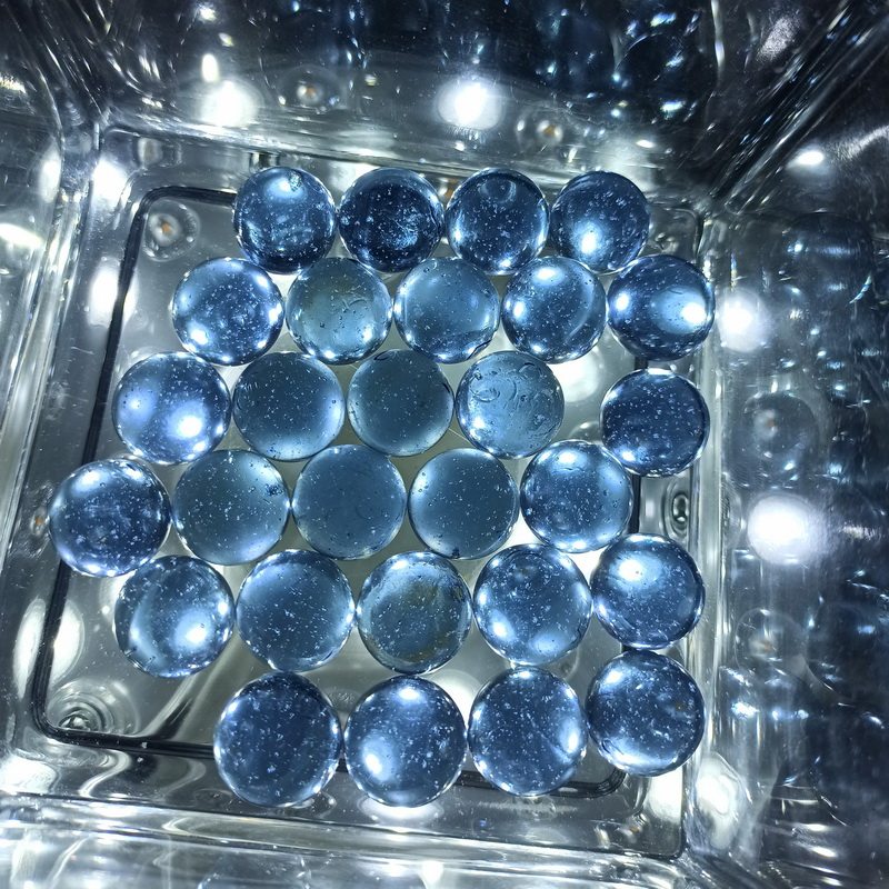 Aquarium Fish Saltwater - Glass Marble 14/16/17mm Colored Glass Beads