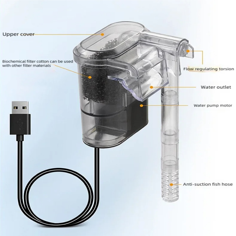 Mini Suspended USB Filter for  - Aquarium Fish For Beginners review and price