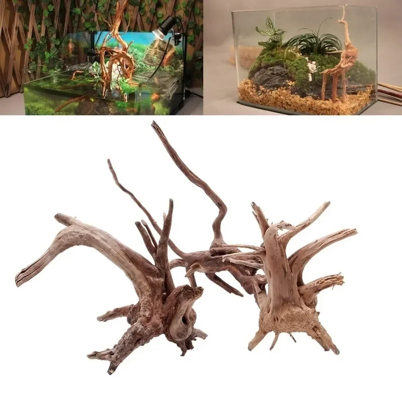 Natural Tree Trunk Driftwood A - Aquarium Fish Cartoon review and price