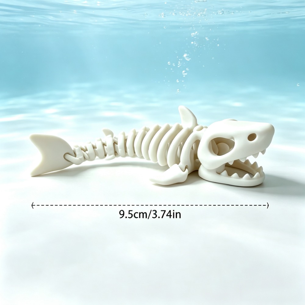 Shark Skeleton Aquarium Decor  - Aquarium Fish Cartoon review and price