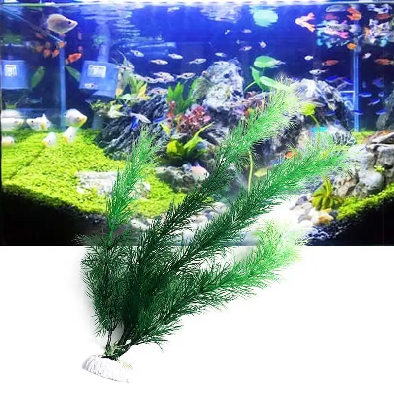 Artificial Aquarium Decor Plan - Aquarium Fish Enrichment review and price