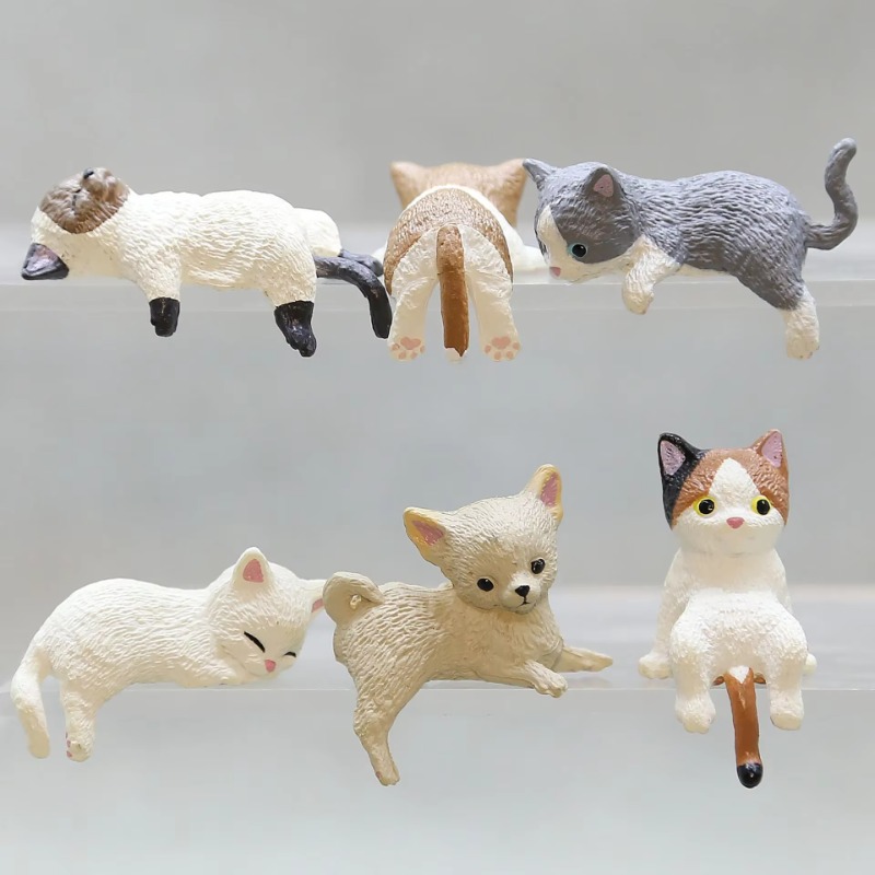 1Pc Cute Cartoon Cat PVC Home  - Aquarium Fish Cartoon review and price