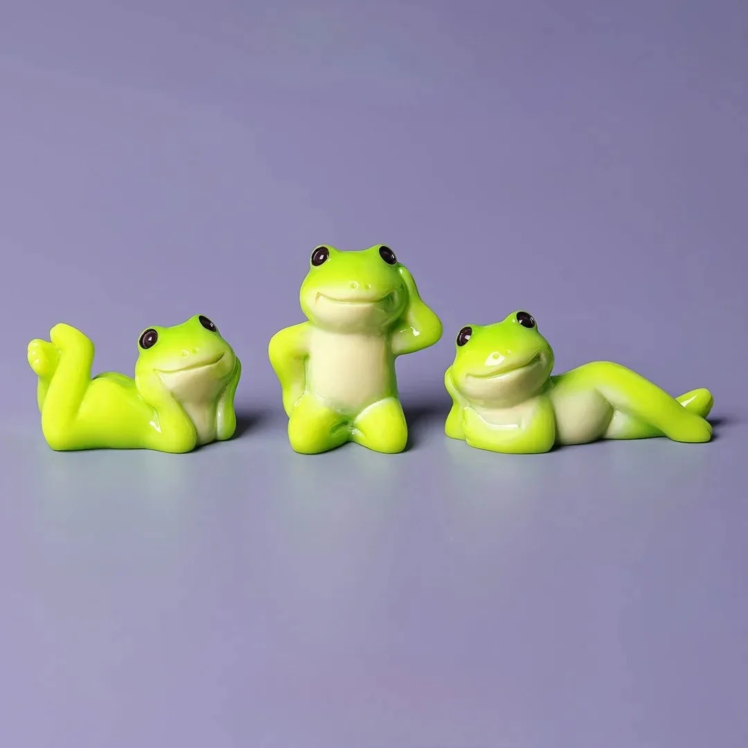 6pcs Cartoon Mini Funny Frog F - Aquarium Fish Cartoon review and price