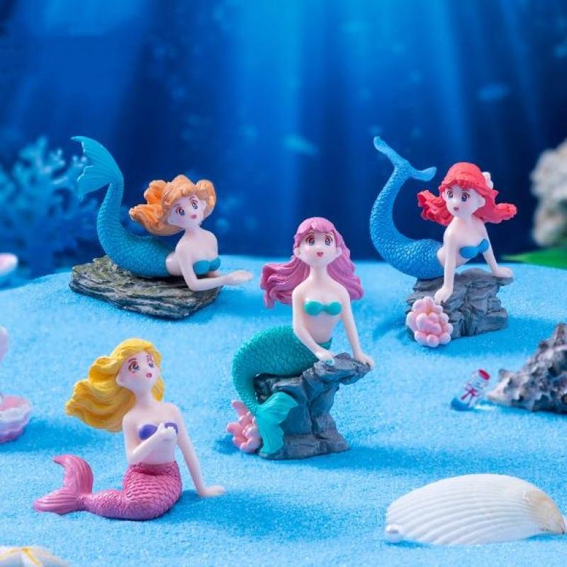 4Pcs Plastic Fish Tank Little  - Aquarium Fish Cartoon review and price