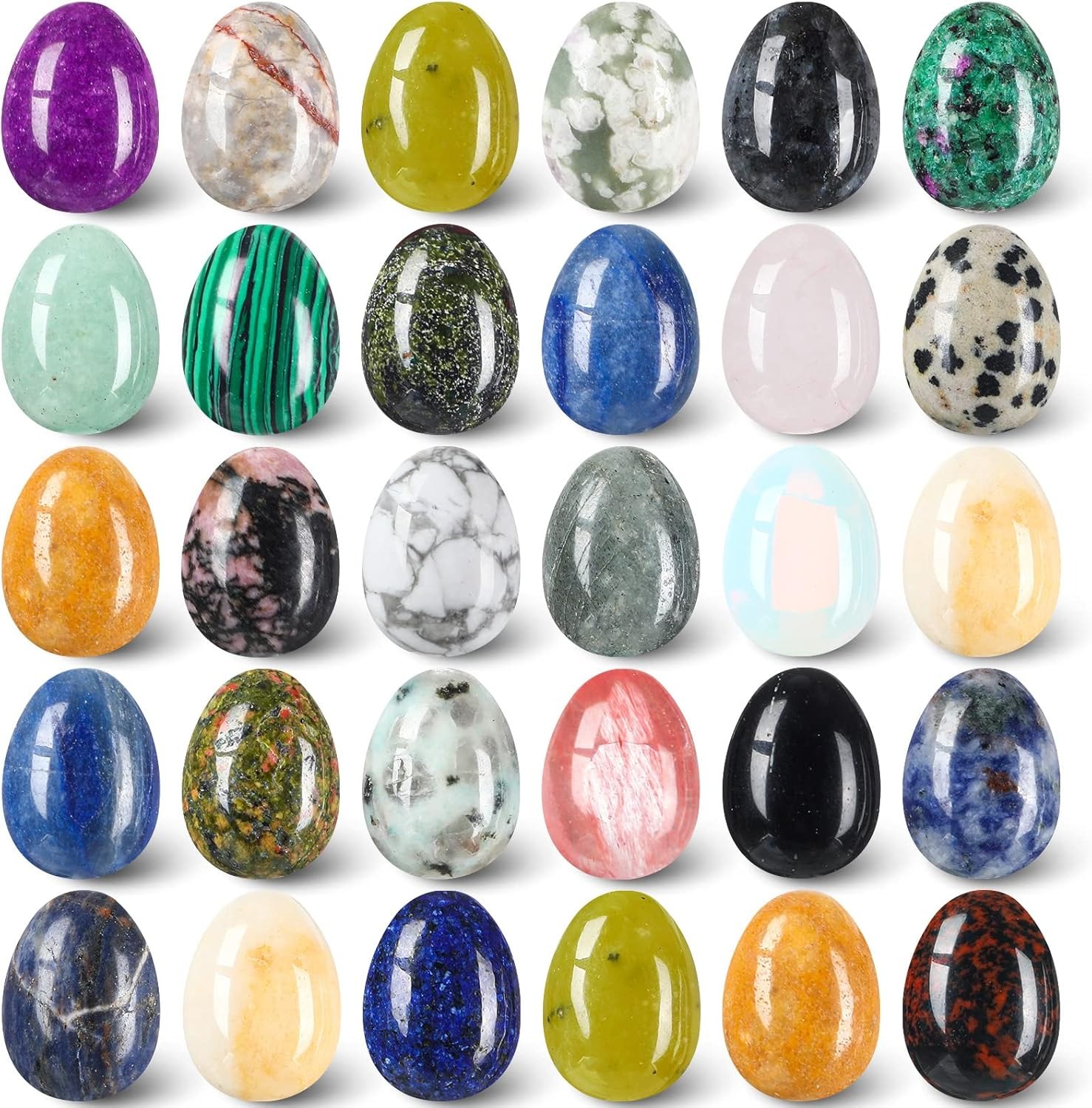 8  pcs natural crystal beads,  - Aquarium Fish Cartoon review and price