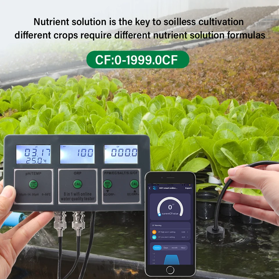 WiFi Digital PH ORP TDS EC Sal - Aquarium Fish In Online review and price