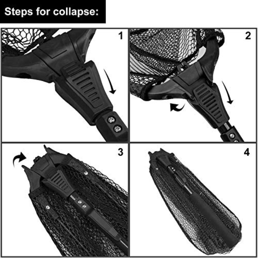 Fishing Net Fish Floating Land - Fish Net Handle review and price