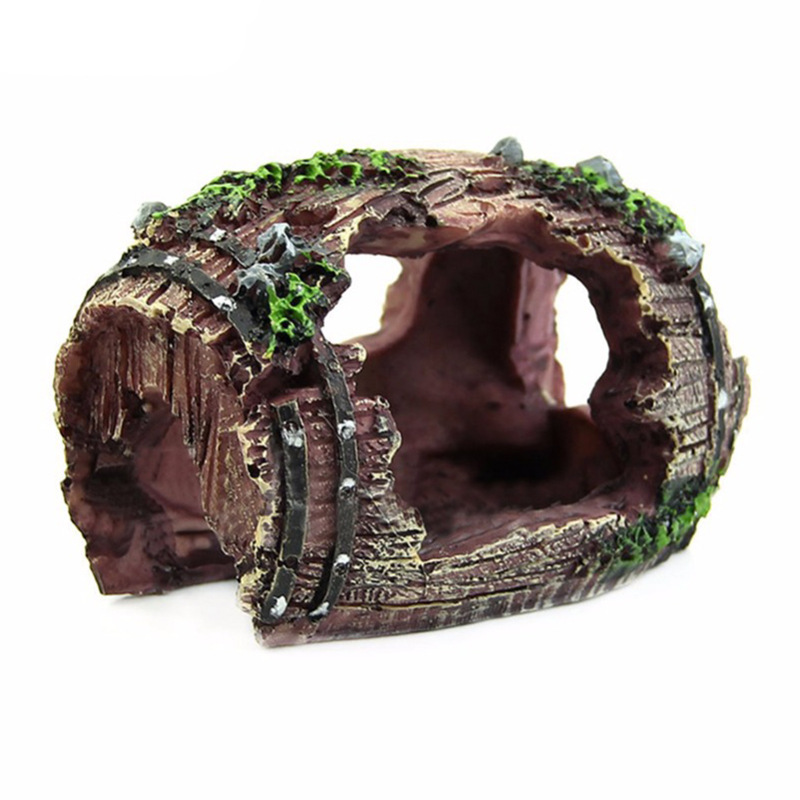 Aquarium Artificial Barrel Cav - Aquarium Fish Cartoon review and price