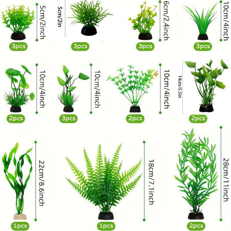 Aquarium Decor Set Artificial  - Aquarium Fish Enrichment review and price
