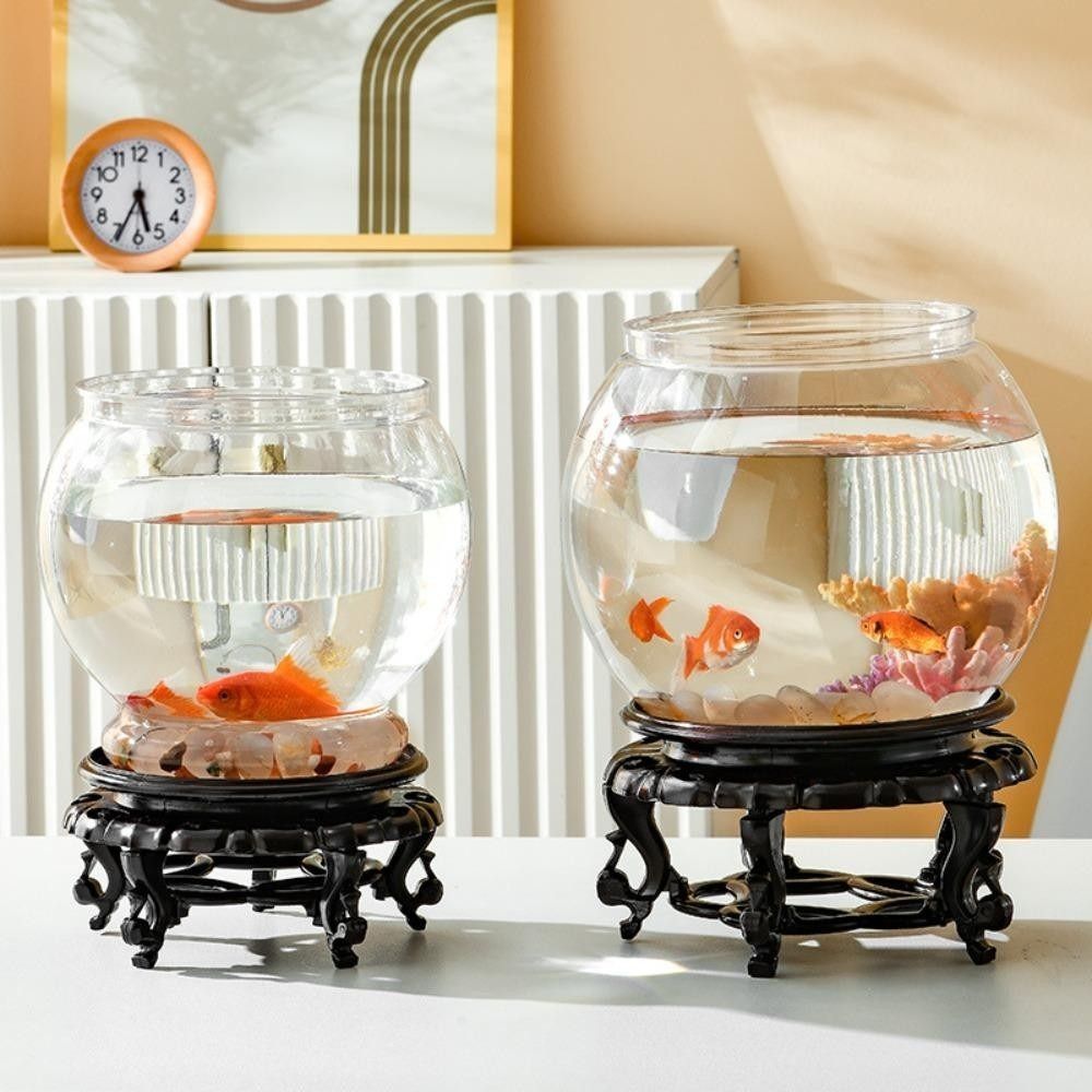 New Transparent Fish Tank Roun - Aquarium Fish For Beginners review and price