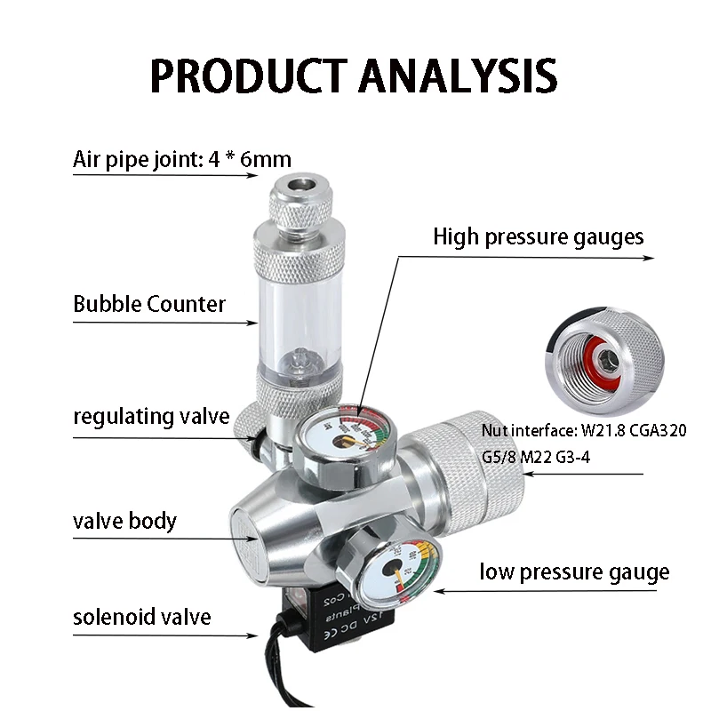 New DIY Aquarium CO2 Regulator - Aquarium Fish For Beginners review and price